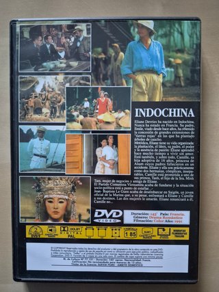 Película DVD: Indochina. En español y francés