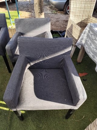 4 Sillas Comedor Nils Ikea y Fundas