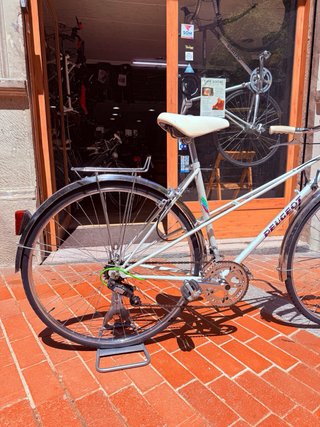 Bicicleta Paseo Vintage Peugeot Blanca