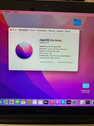 MacBook Pro 13 Funzionante - No Batteria