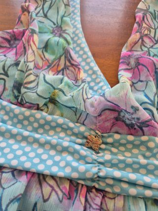 Top Francomina Taglia M-L Floreale