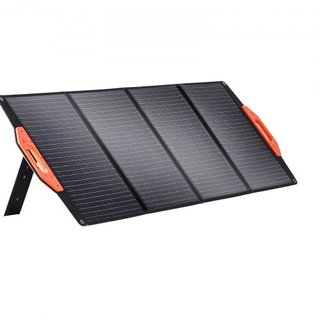 Panel Solar Monocristalino Portátil, Cargador Solar Plegable Monocristalino ETFE de 120W, Panel Solar de 23% de Eficiencia con Puerto Type C, DC 18V, Puerto USB QC3.0, Impermeable IP67 para Hogar,...