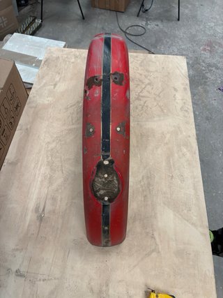 Guardabarros Bultaco Junior Trasero Rojo