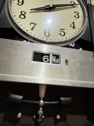 Reloj de pared orient magnetico 1970