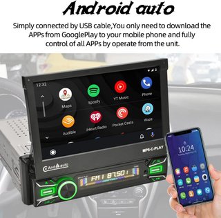 Autoradio 7'' CarPlay Android Auto Bluetooth