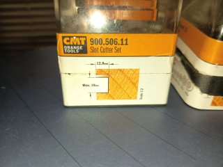 CMT Fresa de acanalar y cojinetes nueva