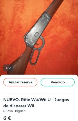 NUEVO. 2 Pistolas Wii + Rifle Wii