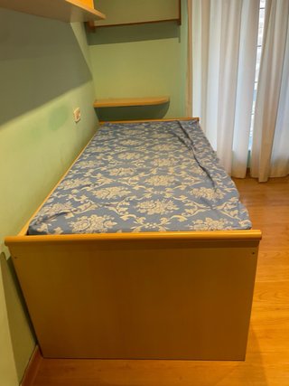 Cama individual 90cm con cajones