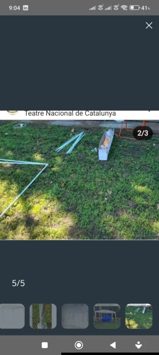 Carpa 200x200 Desmontable Blanca