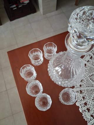 Servizio cristallo vintage