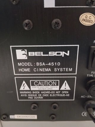 !OCASIÓN! Sistema Sonido Belson 5.1 Surround