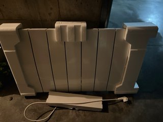 Estufa Equation Alutec-7 Blanca 1100W