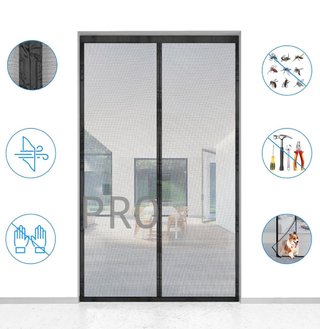 Mosquitera para puertas con cierre magnético - Berssen
