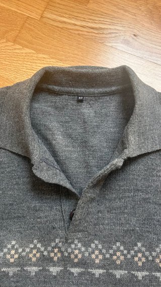 Jersey caballero gris
