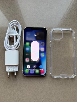 iPhone 14 128GB Blanco + Cargador y Funda