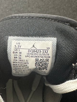 Nike Jordan 1 Mid 38 Bianco Nero