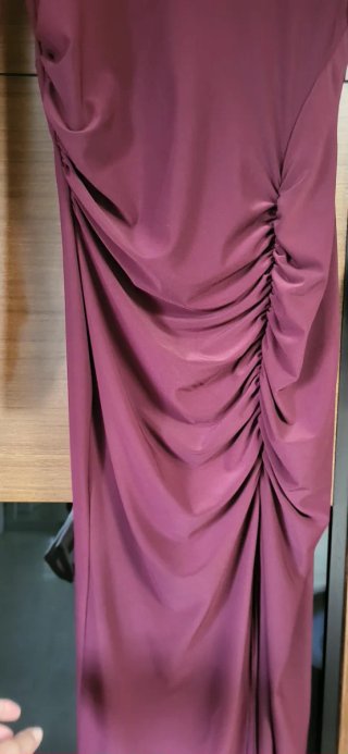 Vestido largo fiesta morado