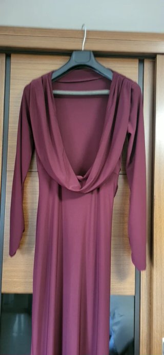 Vestido largo fiesta morado