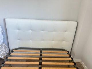 Cabecero de cama blanco