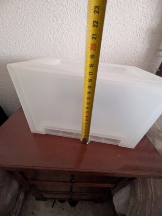 Caja Almacenaje Plástico Transparente Ikea