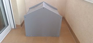 Caseta Perro Pequeño Gris 60x55x43cm