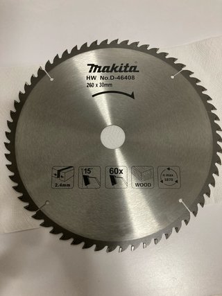 Disco Sierra Makita 260mm