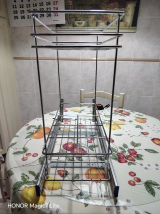 Módulo botellero/panera cocina metal