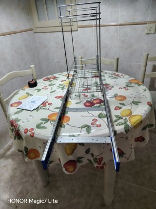 Módulo botellero/panera cocina metal
