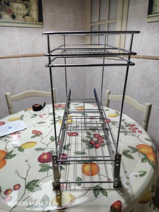 Módulo botellero/panera cocina metal
