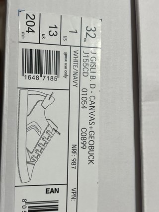 Zapatillas Geox Niños Blancas