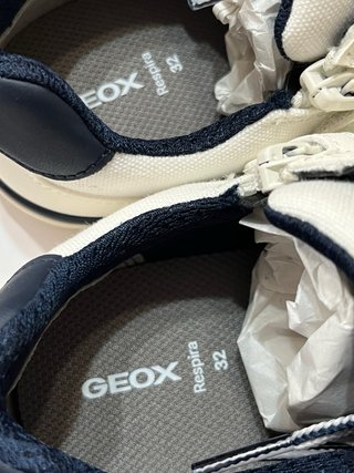 Zapatillas Geox Niños Blancas