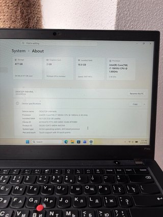 Portátil Lenovo ThinkPad P14s Negro