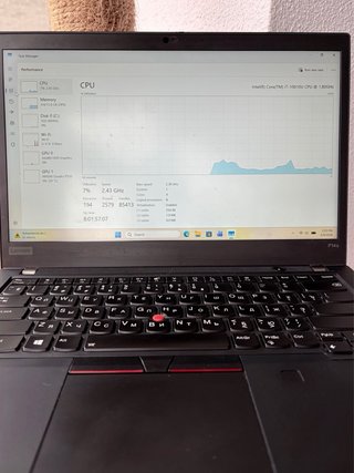 Portátil Lenovo ThinkPad P14s Negro