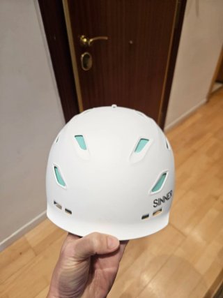 Casco Snowboard Mujer Talla XS Blanco/Turquesa