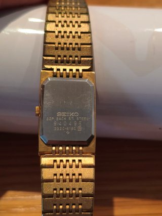 Reloj Seiko Quartz Vintage Dorado