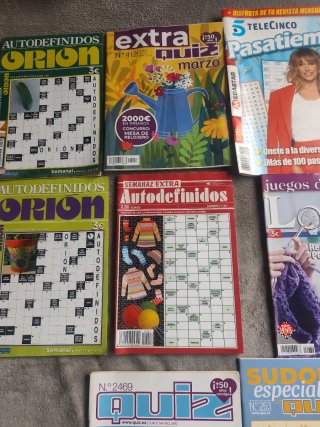 Lote 8 Revistas Pasatiempos