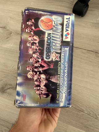 Caja chicles Operación Triunfo 1 - Vidal -