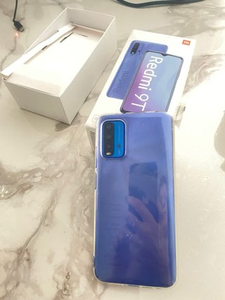 Xiaomi Redmi 9T Azul. funda,protector de pantalla