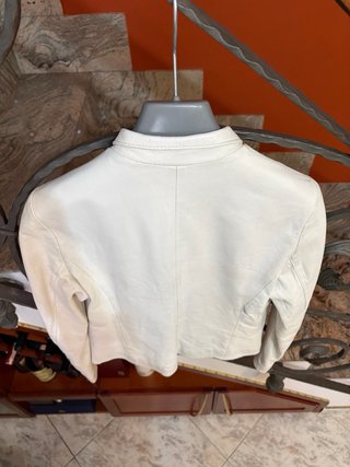 Giacca biker donna in vera pelle morbida vintage