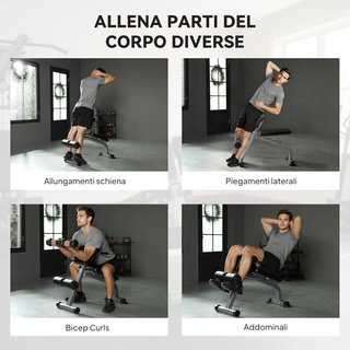 Banco Romano Multifuncional, Silla Romana Plegable Con Inclinación Altura Regulable para Hiperextensiones Espalda, Banco Abdominales Pesas Fitness para Entrenamiento Gimnasio Casa, Capacidad 150Kg