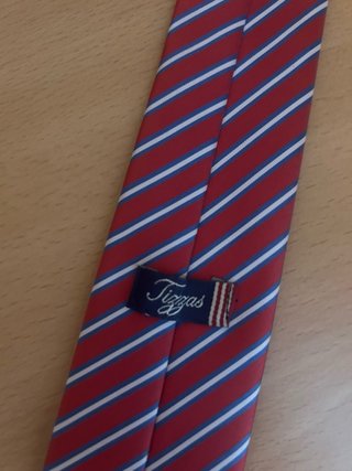 Corbata infantil rayas rojas y azules