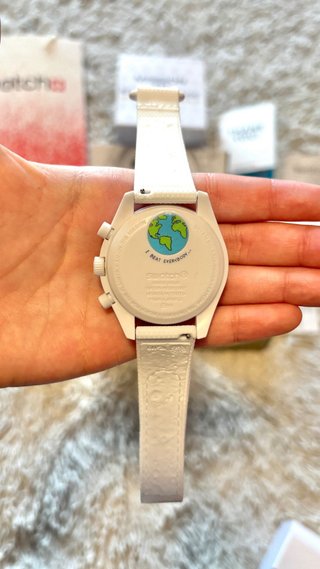 Swatch X Omega Moonshine Gold Bianco