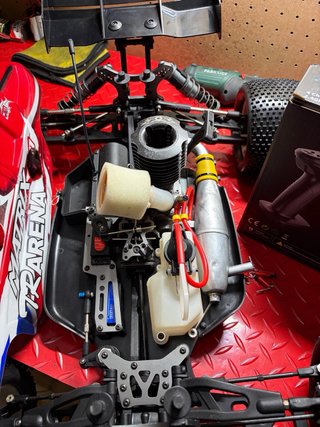 Auto RC Truggy 1/8 hobbytech scoppio