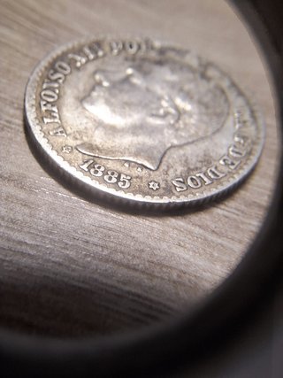 Moneda 50 Céntimos Alfonso XII 1885