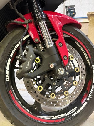 Honda CBR 600 RR Sportbike Roja/Gris