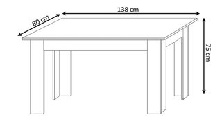 Mesa Comedor y Mueble TV Madera