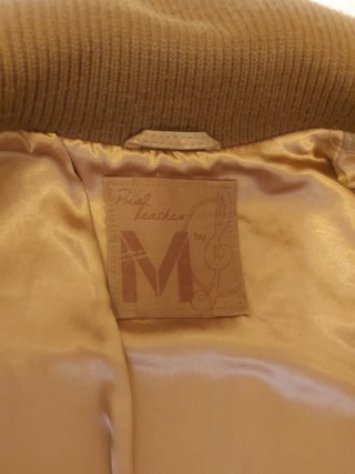 Cazadora de piel marrón