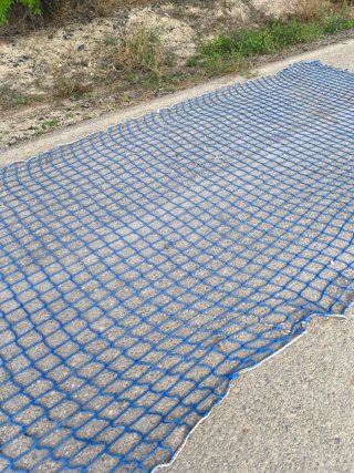 Rete di sicurezza per lavori 3,1x10m blu