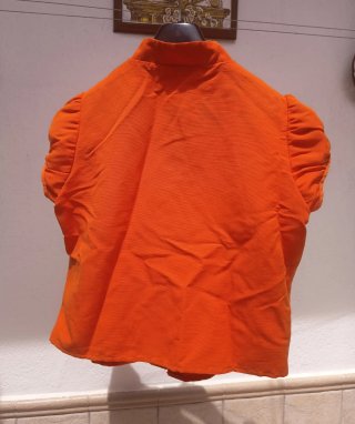 Blusa Flamenca Naranja Talla Única