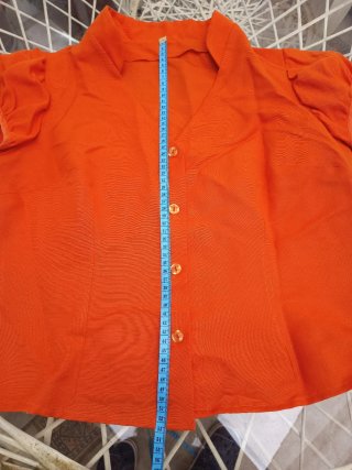 Blusa Flamenca Naranja Talla Única